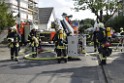 Dachstuhlbrand Koeln Poll Geislarerstr P575